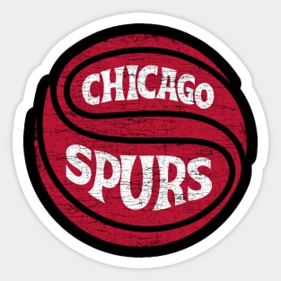 Chicago Spurs Vintage Sticker